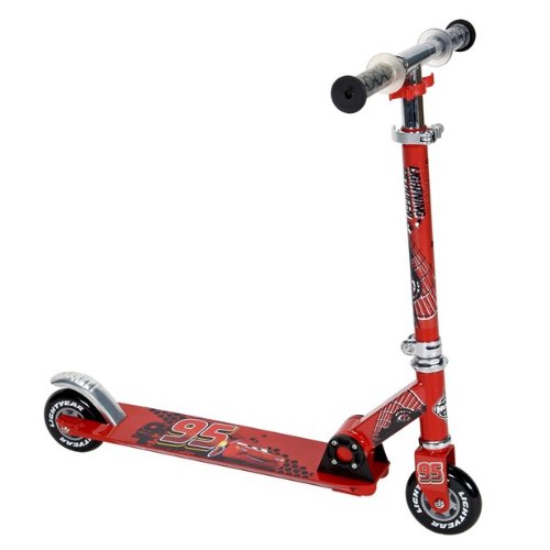 Huffy Cars Inline Folding Scooter - Red