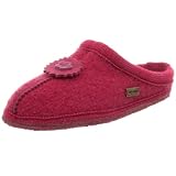 Haflinger Celine Applique Boiled Wool Indoor Slipper at Haflinger
