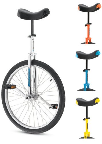 Buy Torker Unistar CX Unicycle, 24, Chrome and in colors by Torker