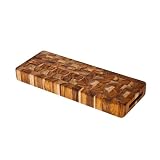Proteak 18 by 7-Inch by 2-Inch Serving Cheese Board, End Grain by 