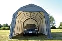 ShelterLogic 12Ft.W Homestead Barn Style Garage - 28ft.L x 12ft.W x 11ft.H, Model# 90253