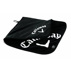Callaway Golf Rain Hood Towel, Black