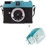 Search : Lomography Diana Mini Camera Outfit - Retro Blue / Black with Lomogrpahy Diana F+ Flash