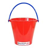 Sand Bucket Large Red PVC-Free