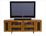 BDI Avion Series 8525 59-wide lowboy audio/video corner cabinet Natural cherry