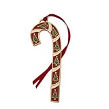 Wallace Gold-Plated Candy Cane Ornament, 30th Anniversary Edition
