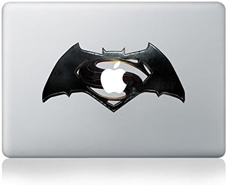 AsAir Comic Book Characters Vinyl Decal Sticker Art for Apple MacBook Pro/Air 13 inch (Batman v Superman)