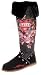 ED HARDY Snowblazers Nylon Womens Boots Love Kills Slowly Silver/Grey