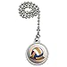 Beach Volleyball Cartoon Ceiling Fan and Light Pull Chain