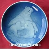 1974BingandGrondahlMother'sDayPlate--PolarBearfamily