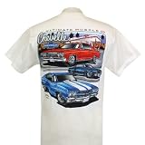 Chevrolet Chevelle Ultimate Muscle White Large T-shirt