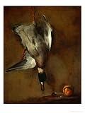 Duck, Hung on a Wall, and a Seville Orange Art Styles Giclee Poster Print by Jean-Baptiste Simeon Chardin, 36x48