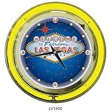 Las Vegas 14 Neon Clock