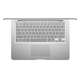 Clear Silicone Keyboard Cover Skin for New Aluminum Unibody Macbook 13.3'' / Macbook Pro 15.4''/ Macbook Air / White Macbook