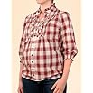 A Pea in the Pod: 3/4 Sleeve Ruffle Front Maternity Shirt