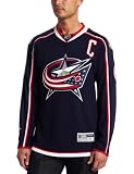 NHL Men's Columbus Blue Jackets #61 Rick Nash Reebok Edge Premier Player Jersey (Navy, XX-Large)