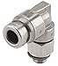 SMC 316 Stainless Steel Male Elbow, 90?, 1/4" Tube Size