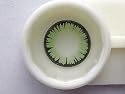 Double Layer Green Color Contacts Nonprescription