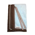 WooBee All Weather Blanket- Sky/Chocolate