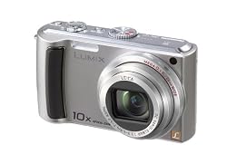 Panasonic Lumix DMC-TZ5S 9MP Digital Camera with 10x Wide Angle MEGA Optical Image Stabilized Zoom (Silver)