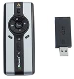 Dekcell Multimedia Wireless Presenter with Mouse Control, Laser Pointer (Supports PPT and PDF Presentation)