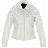 Alpinestars Stella Tokyo Women's Leather Sports Bike Motorcycle Jacket - Color: White, Size: 42