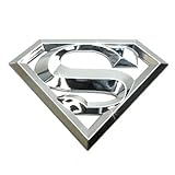 Superman 3D Chrome ABS Car Emblem