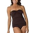 Merona&reg; Bandeau Shirred One Piece - Brown