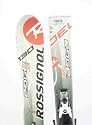 Used Rossignol JR Edge Kids Snow Skis 130cm C Slice/Chips