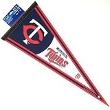 MINNESOTA TWINS OFFICIAL MLB LOGO FELT PENNANT