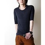 6color トリッキーメランジ５分袖カットソー 杢 Ｔシャツ