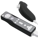 Eforcity Premium 2 Tone Virgin Silicone Skin Case for Nintendo Wii Remote Control & Nunchuk Black / Gray