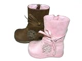 Infant & Toddler Girls Suede Flower Boots