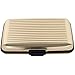 Card-Guard 82-9860 Aluminum Credit Card Wallet - RFID Blocking Case, Gold
