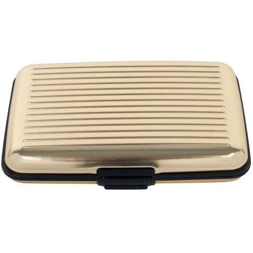 Card-Guard 82-9860 Aluminum Credit Card Wallet - RFID Blocking Case GoldB00569JTXO : image