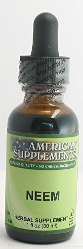 Neem No Chinese Ingredients American Supplements 1 oz Liquid