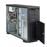 SUPERMICRO SC743S1-645 e.ATX Tower 4U RM Chassis 645W EPS12V 8 SCA System Cabinet - Black