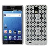 Argyle Flexible TPU Cover Skin Phone Case For Samsung Infuse 4G I997 - Clea ....