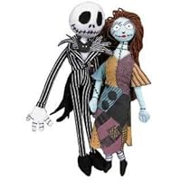 Nightmare Before Christmas Jack and Sally 7 Plush set