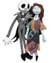 Nightmare Before Christmas Jack and Sally 7" Plush set