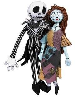 Nightmare Before Christmas Jack and Sally 7 Plush set