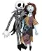 Nightmare Before Christmas Jack and Sally 7" Plush set