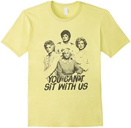 Men's GG Shirt : You can't sit with us T-shirt Large Lemon