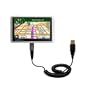Coiled USB Cable for the Garmin Nuvi 1350T with Power Hot Sync and Charge capabilities - uses Gomadic TipExchange Technology