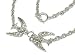 Silver Crystal Double Bird Necklace Fashion Jewelry