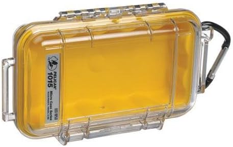 Pelican 1015 Micro Case w/Clear Lid - Yellow