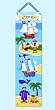 Pirates Canvas Personalized Growth Chart by Olive Kids