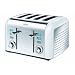 Breville Opula Collection VTT334 Stainless Steel 4 Slice Toaster, Opal White