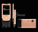 18k Rose Gold Nokia 6500 Slide Luxury Mobile Phone