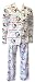 Hello Kitty Tossed Kitties White Fleece Pajamas for women